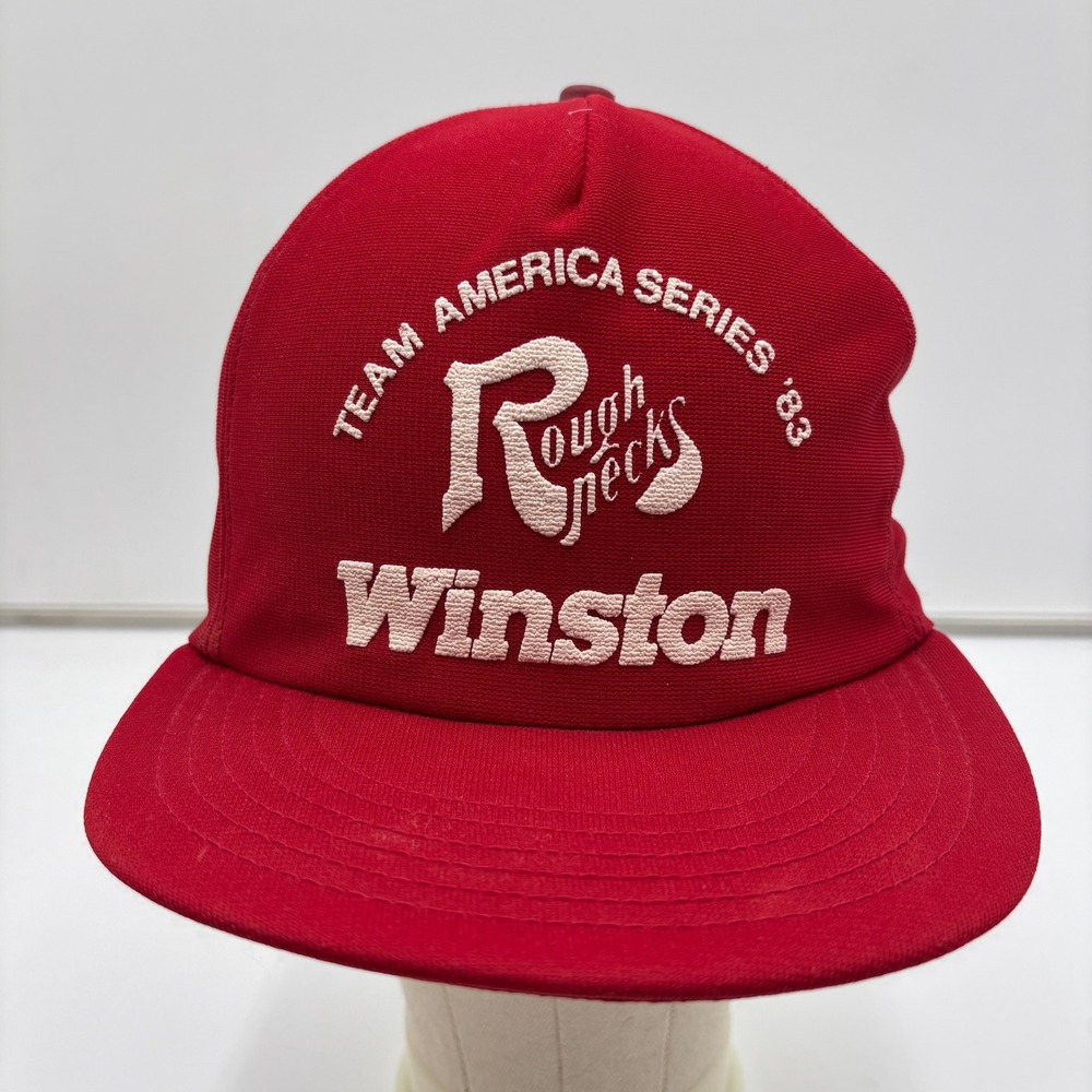 Tulsa Roughnecks‎ Team America Series 1983 Winston Cigarettes Trucker Hat 83